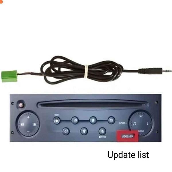 Câble AUX pour autoradio Renault UPDATE LIST