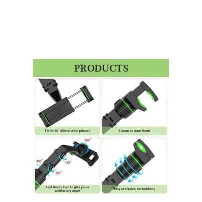 Support Multifonction flex 360° pour voitures, Maisons et Bureaux