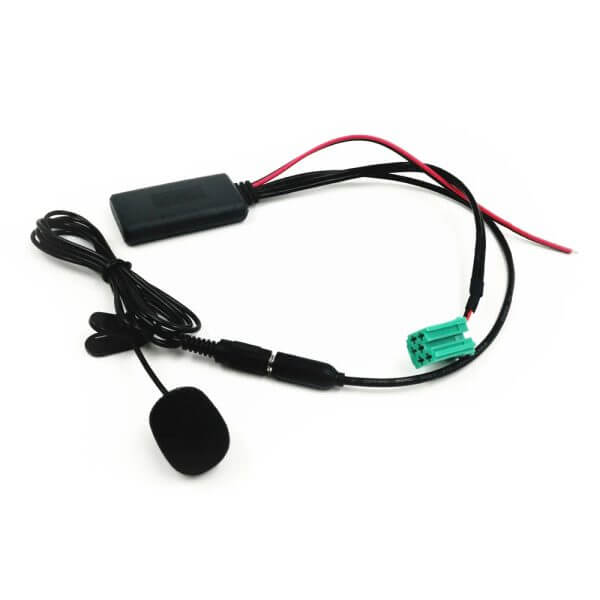 Adaptateur Bluetooth AUX 6 Broches avec Microphone – Bluetooth 5.0 pour AUTORADIO UPDATE LIST Renault