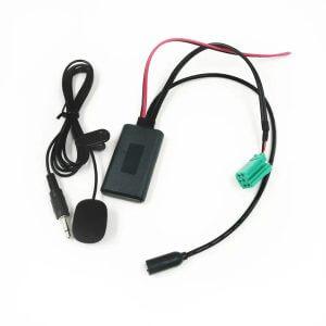 Adaptateur Bluetooth AUX 6 Broches avec Microphone – Bluetooth 5.0 pour AUTORADIO UPDATE LIST Renault
