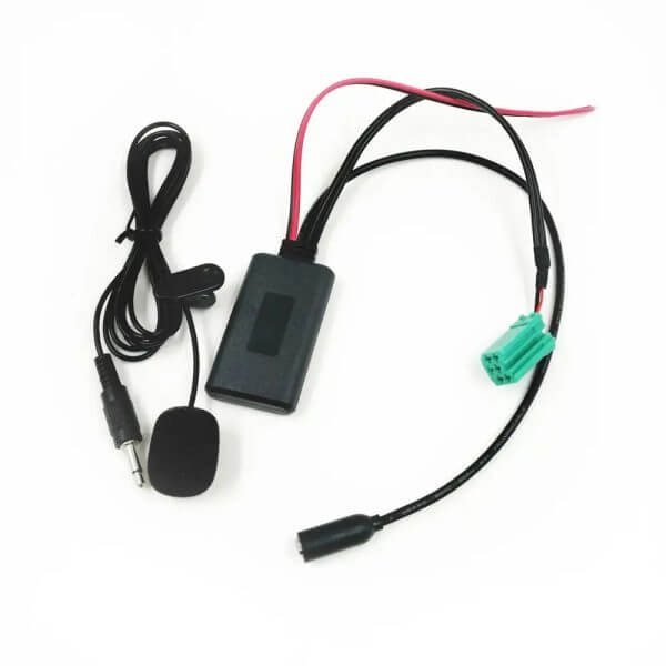 Adaptateur Bluetooth AUX 6 Broches avec Microphone – Bluetooth 5.0 pour AUTORADIO UPDATE LIST Renault