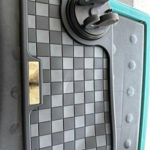 Support de Téléphone Rotatif à 360° pour Voiture avec Tapis Antidérapant en PVC