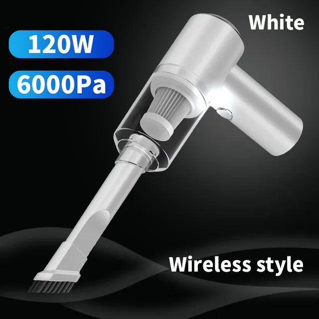 3 IN 1 Vacuum USB Rechargeable Cleaner AS-228 – White