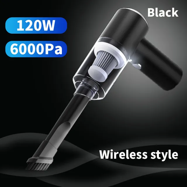 3 IN 1 Vacuum USB Rechargeable Cleaner AS-228 – Black