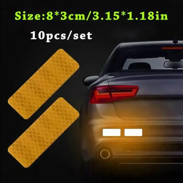 Autocollant réfléchissant pour pare-chocs de voiture (1.5mt)