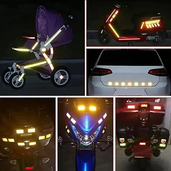 Autocollant réfléchissant pour pare-chocs de voiture (1.5mt)