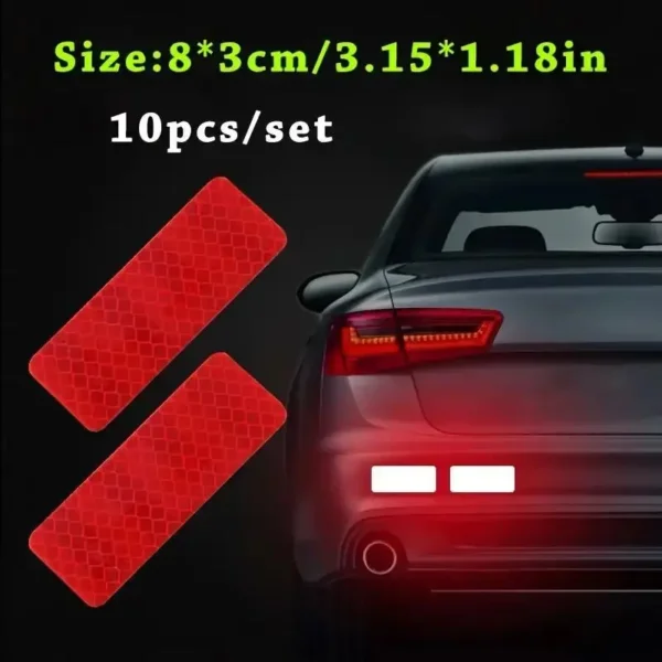 Autocollant réfléchissant pour pare-chocs de voiture (1.5mt)