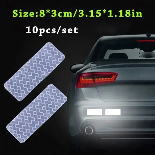 Autocollant réfléchissant pour pare-chocs de voiture (1.5mt)