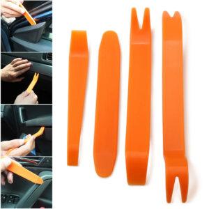 4PCS Outils démontage – Panneau et Radio, tableau de bord