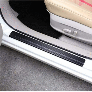 4 autocollants fibre de carbone de voiture