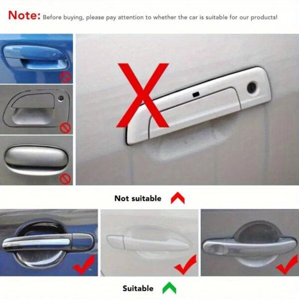 BOSS TAPE Film de protection contre les rayures de poignet de porte voiture