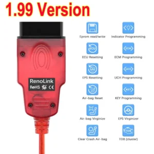 Nouveau programmateur ECU V1.99 OBD2 Renolink pour Renault