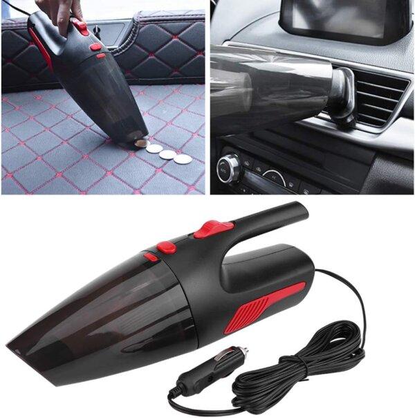 Aspirateur Portable Voiture 12V – Puissance 120W & Double Filtration HEPA