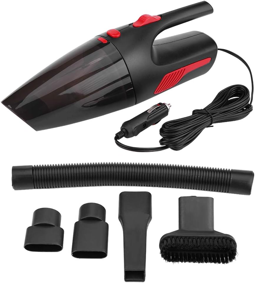 Aspirateur Portable Voiture 12V – Puissance 120W & Double Filtration HEPA