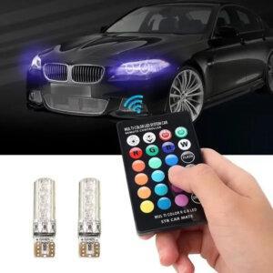 Lampe automatique multicolore de LED – Télécommande infrarouge de rayon