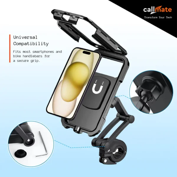 Support téléphone portable moto étanche