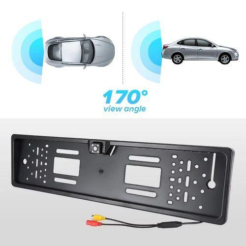 Cadre Plaque d&rsquo;immatriculation de voiture avec caméra de recul