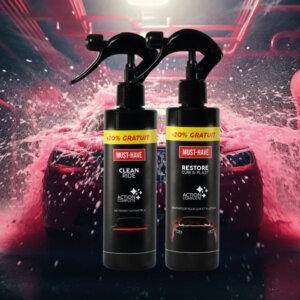 Pack Nettoyant + rénovateur cuir et plastique