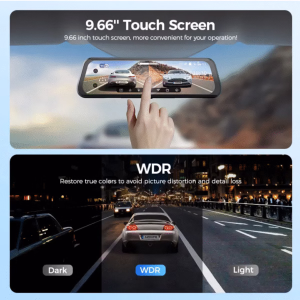 Caméra de Bord 10 » Full HD 1080p avec Vision à 170°