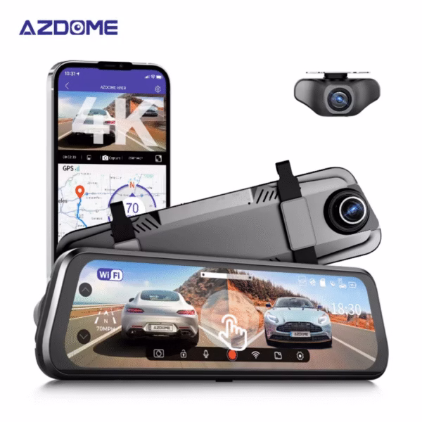 Caméra de Bord 10 » Full HD 1080p avec Vision à 170°