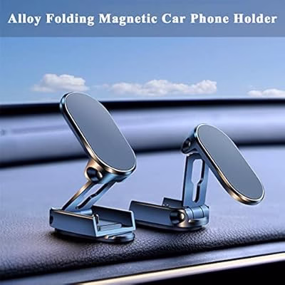 Support téléphone magnétique pour voiture – Rotation 720° et pliable facilement