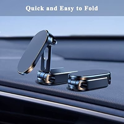 Support téléphone magnétique pour voiture – Rotation 720° et pliable facilement