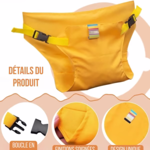 Ceinture de chaise bébé portable Sécurité repas partout
