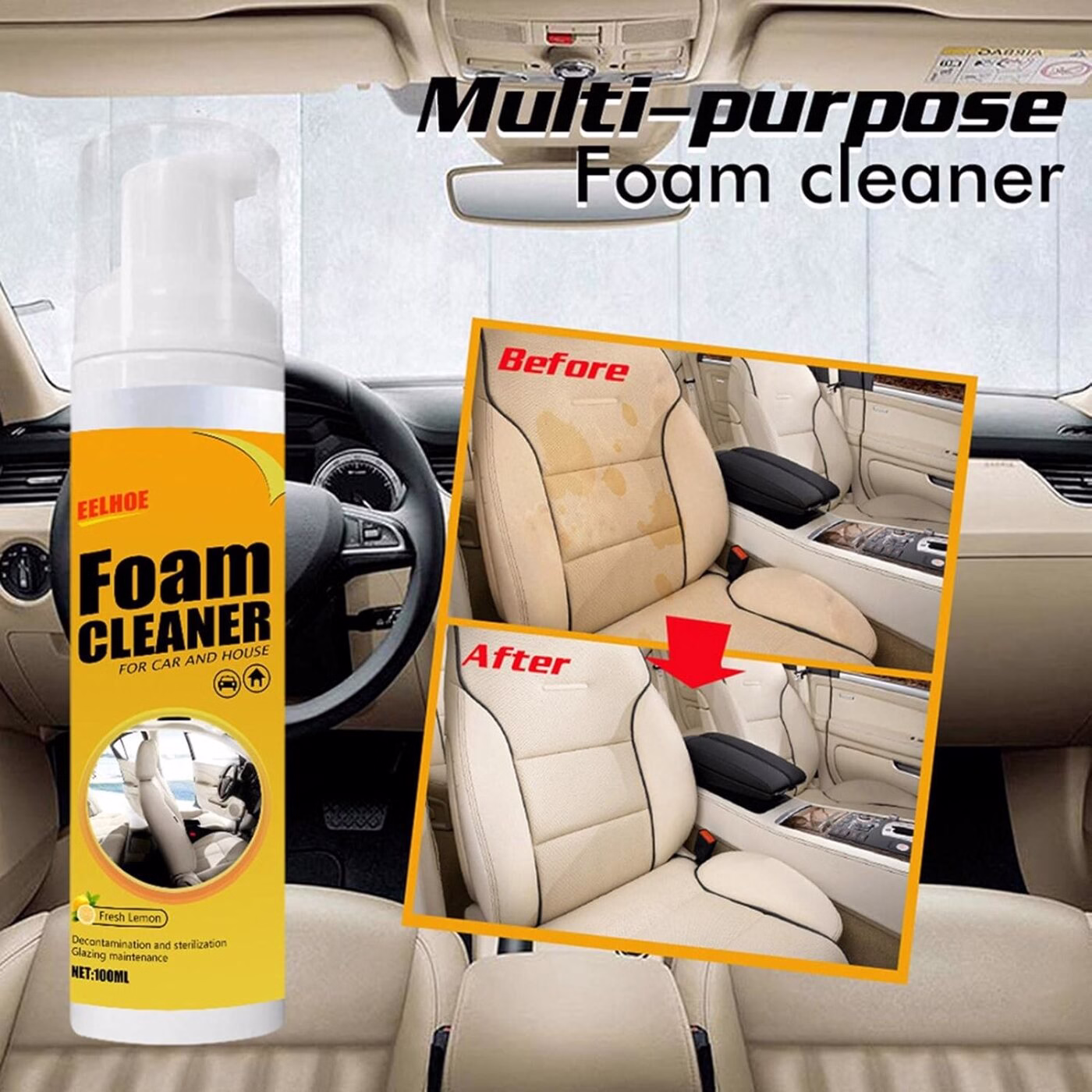 Foam Cleaner – Mousse Nettoyante Multi-Usages