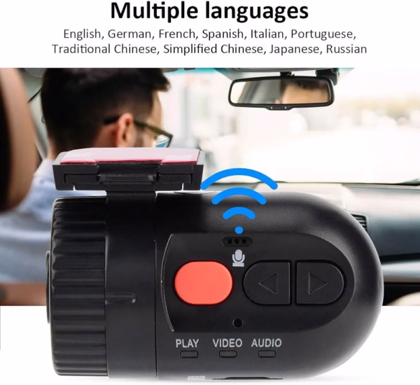Mini Car Dvr Camera Condenser Driving Recorder Auto Loop Recording