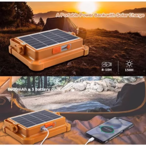 Projecteur solaire portable