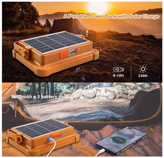 Projecteur solaire portable