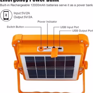 Projecteur solaire portable