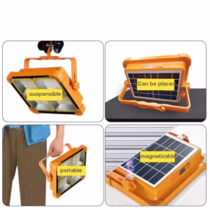 Projecteur solaire portable