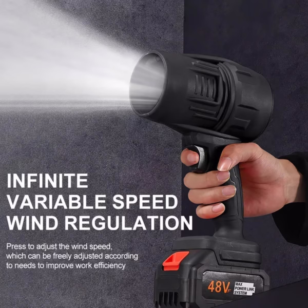 Ventilateur portable sans fil avec un moteur puissant