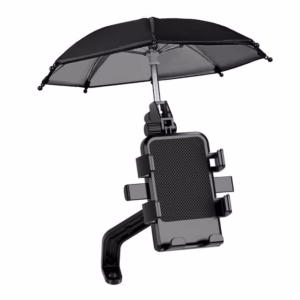 Support de telephone pour velo avec mini parapluie