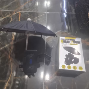Support de telephone pour velo avec mini parapluie
