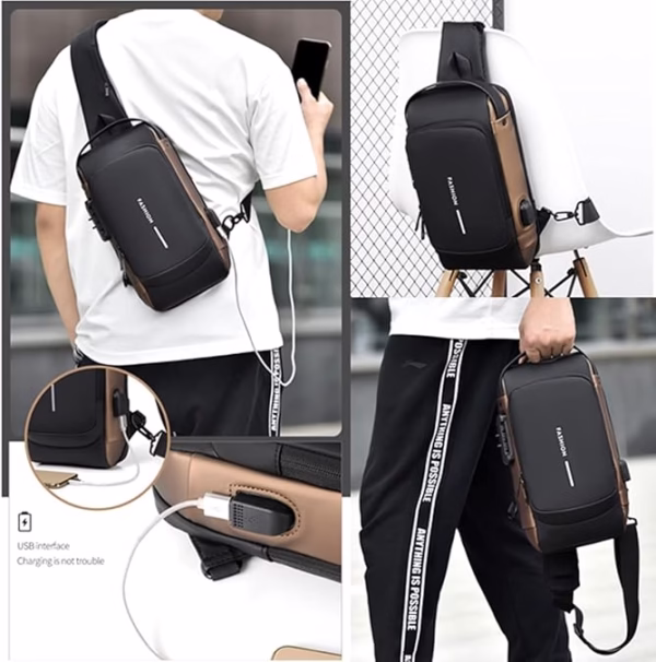 Sac à Dos à une bandoulière antivol