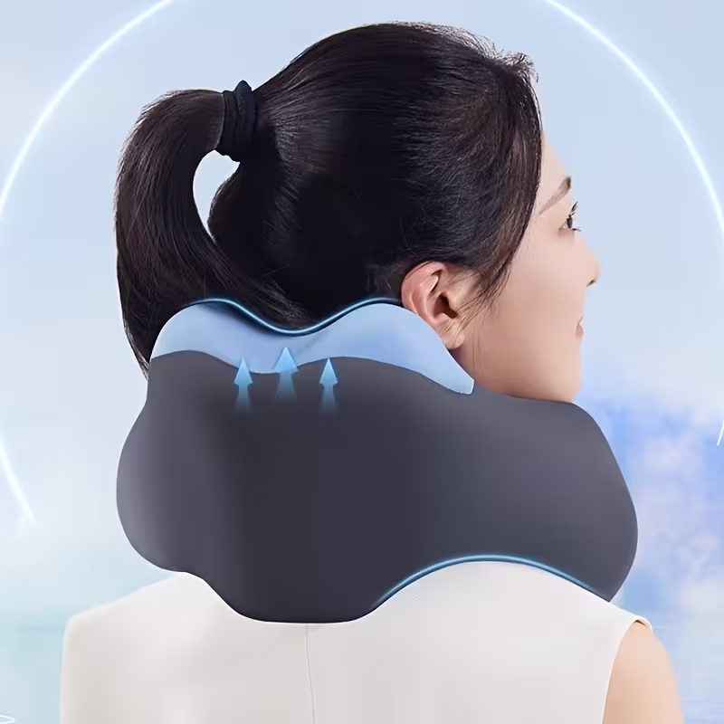 Oreiller cervical ergonomique en mousse à mémoire pour les voyages