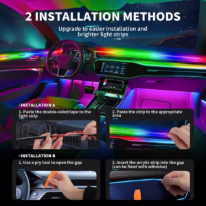 Éclairage LED Voiture Intérieur 5m