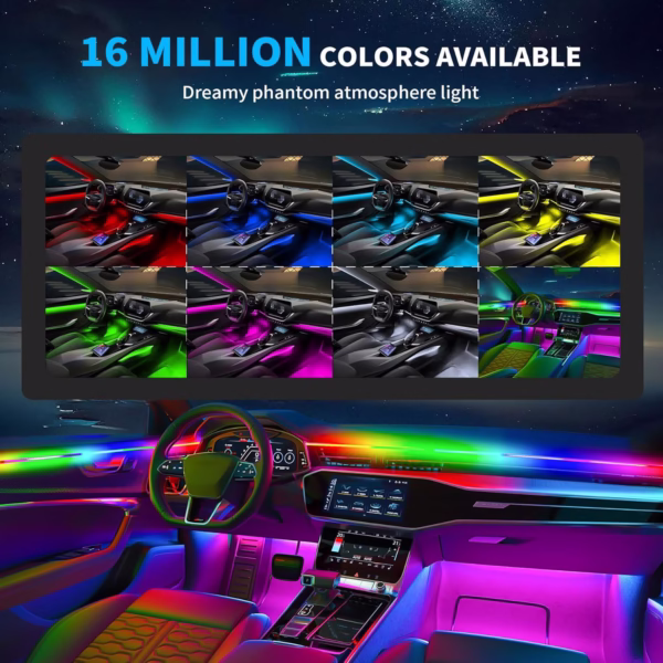 Éclairage LED Voiture Intérieur 5m