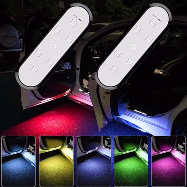 Éclairage LED sans fil pour portières latérales de voiture