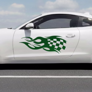 Sticker Voiture “Flame Racing”