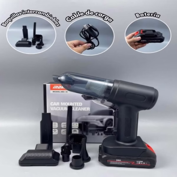 Aspirateur de voiture portable MDHL avec accessoires