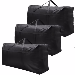 Grand sac de rangement noir