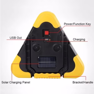 Triangle d&rsquo;avertissement à énergie solaire