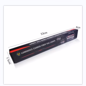 RearLine™ – Feu Arrière LED Carbone à 3 Segments