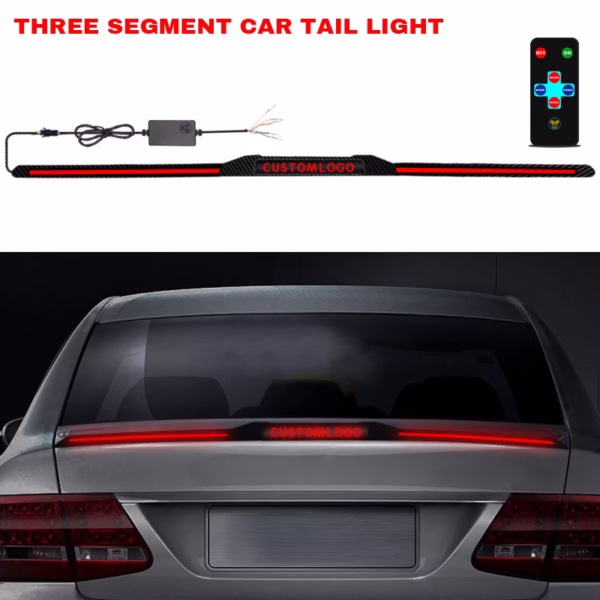 RearLine™ – Feu Arrière LED Carbone à 3 Segments