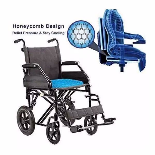 Coussin d&rsquo;Assise en Silicone Confortable Flexible, Coussin de Siège Orthopédique