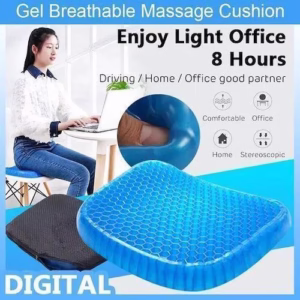 Coussin d&rsquo;Assise en Silicone Confortable Flexible, Coussin de Siège Orthopédique