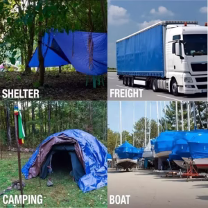 Bâche de protection – Voiles d&rsquo;ombre de camping – 7Mx10M